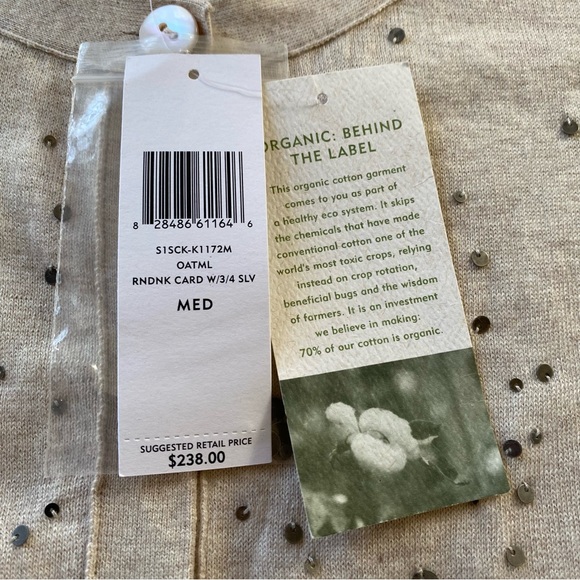 Eileen Fisher Organic Cotton Cashmere Cardigan - Picture 3 of 7